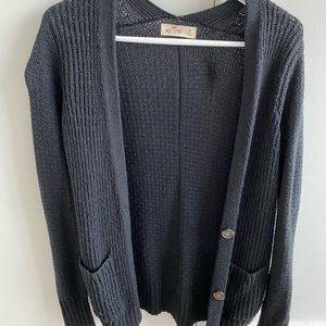 Hollister Black Sweater Cardigan
